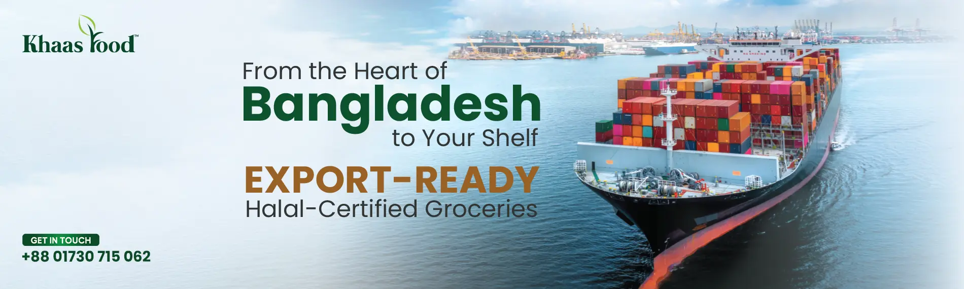 Khaas Food Export Banner